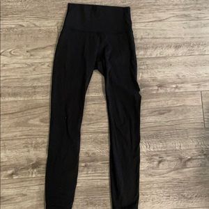 Black lululemon align leggings